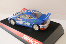 Ninco Peugeot 307 WRC OMV blauw No.7 nr. 50412 in OVP.