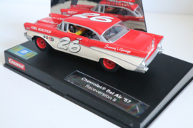 Carrera Evolution Chevrolet Bel Air '57 rood/wit No.26 nr. 27376 in OVP.