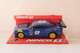 Ninco Digital Chevrolet Camaro Blauw No.9 nr. 2475 NIN55051 in OVP.