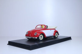 Pink-Kar VW Kever Cabrio Rojo Wit/Rood nr. CV027 in OVP.