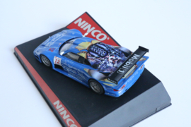 Ninco Mercedes CLK GTR blauw Org teile No.12 nr. 50312 in OVP!