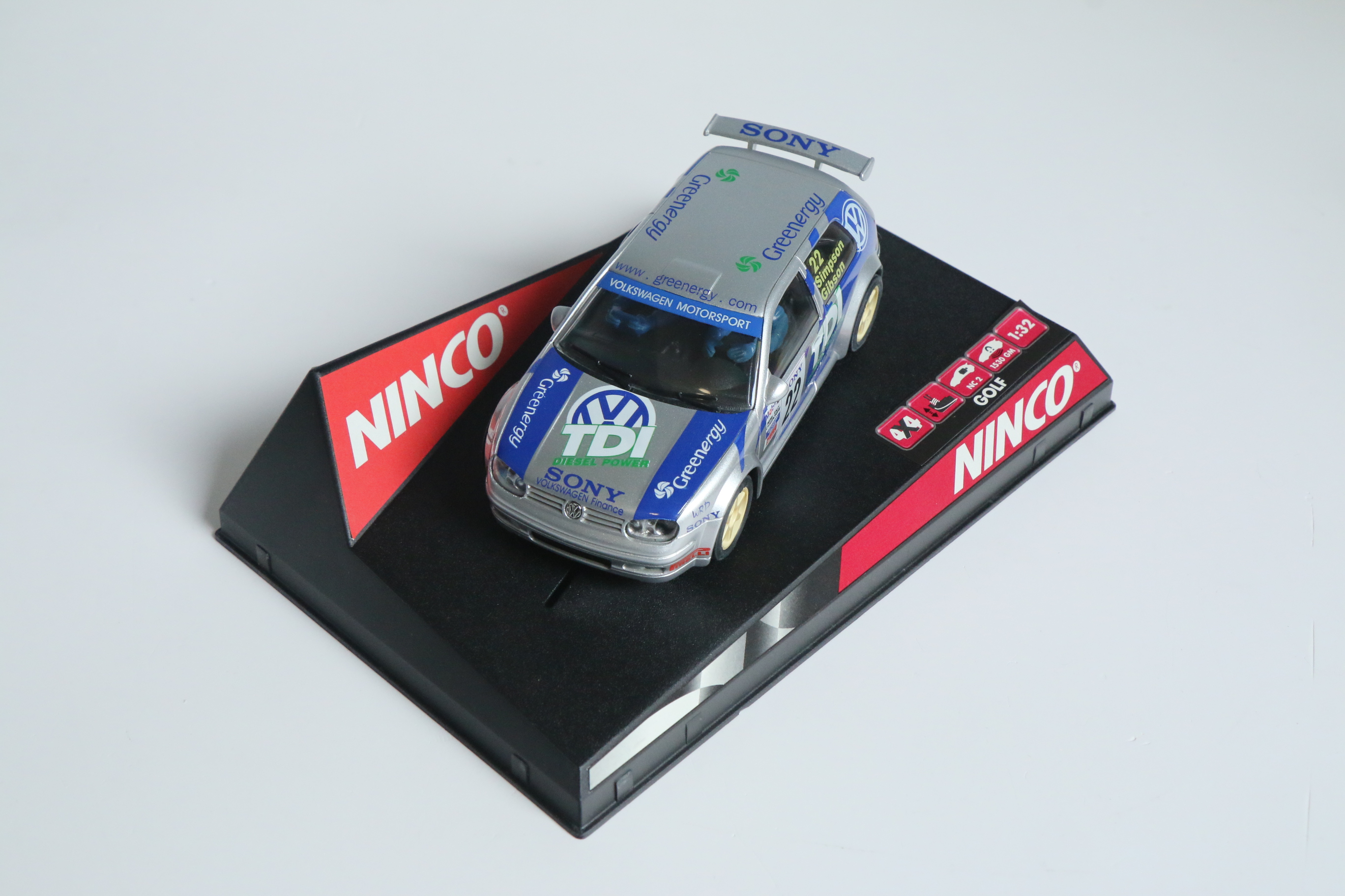 Ninco VW Golf TDI 4WD Rally No.22 nr 50243 in OVP!