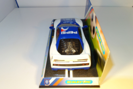 Scalextric Ferrari F40  Wit/Blauw. Premier Edition  Rangers F.C.   C2148 in OVP. Nieuw.