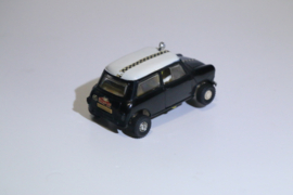 Scalextric Classic Mini Cooper Rally Zwart/Wit nr. C7 in OVP.