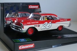 Carrera Evolution Chevrolet Bel Air '57 rood/wit No.26 nr. 27376 in OVP.