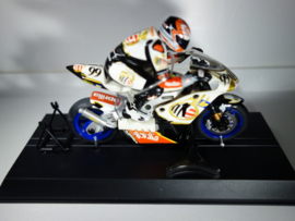 Scalextric MotoGP Aprilla Wit No.99    nr. C6011 in OVP.