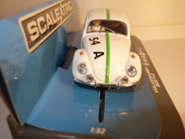 Scalextric witte VW Beetle  No. 54 A.   nr. C3745 in  Nieuw in OVP !