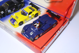 FLY 24h Le Mans 3x Test auto set Lister Storm/Porsche/Marcos nr. LM01 in OVP. SPECIALE AANBIEDING !