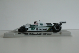 FLYSlot Williams FW07B GP`80 Alan Jones No.27 nr. 055107 in OVP. Nieuw!