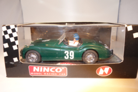 Ninco Jaguar XK-120   Dark Racing-Green nr. 39.     nr. 50216 in OVP. Nieuw!