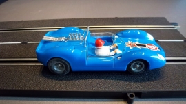 Fleischmann Auto-Rallye. Ford Lotus blauw nr. 3210 Caltex logo