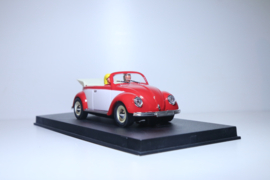 Pink-Kar VW Kever Cabrio Rojo Wit/Rood nr. CV027 in OVP.