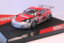 Ninco Porsche 911 GT3 Rood/Grijs No.32 nr 50530 in OVP.