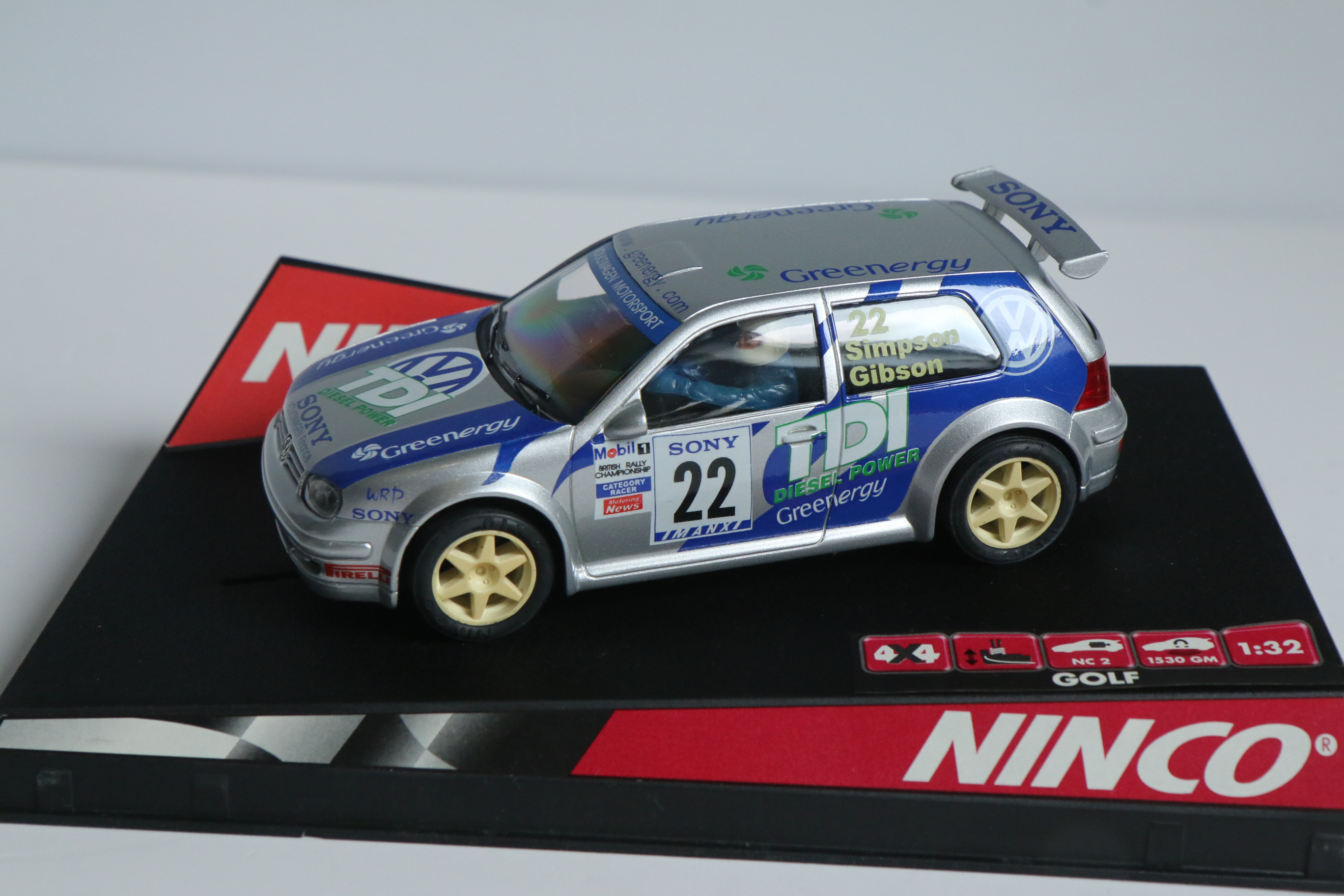 Ninco VW Golf TDI 4WD Rally No.22 nr 50243 in OVP!