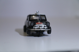 Scalextric Classic Mini Cooper Rally Zwart/Wit nr. C7 in OVP.