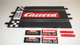 Carrera ExclusiV/Evolution/Digital  recht baandeel met groot Carrera logo en start/finsh balk.