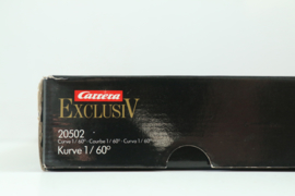 Carrera ExclusiV/ Evolution/ Digital OVP 3 x Bocht 1/ 60 mét slipstrook geel/zwart  nr. 20502 *4 in OVP!