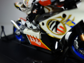 Scalextric MotoGP Aprilla Wit No.99    nr. C6011 in OVP.