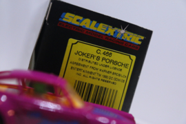 Scalextric Jokers Porsche 911 Paars/Geel nr. C466 in OVP.