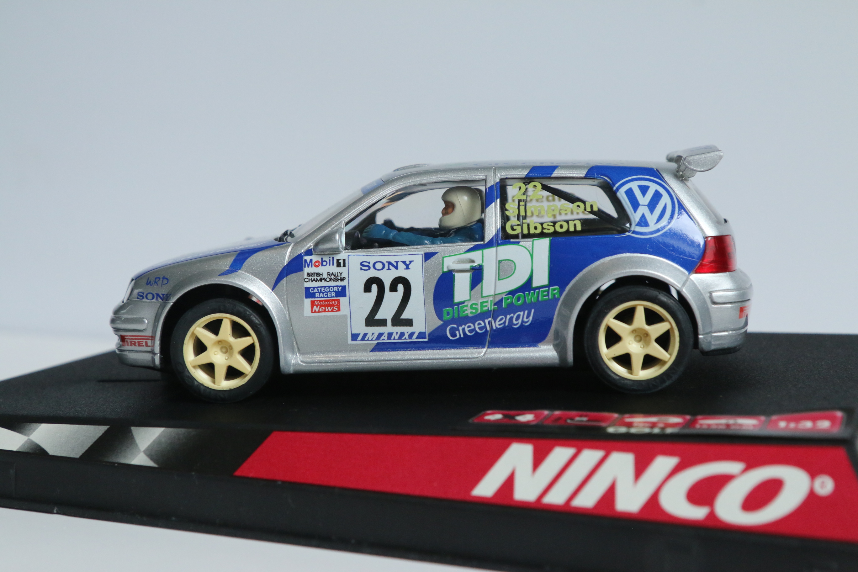 Ninco VW Golf TDI 4WD Rally No.22 nr 50243 in OVP!