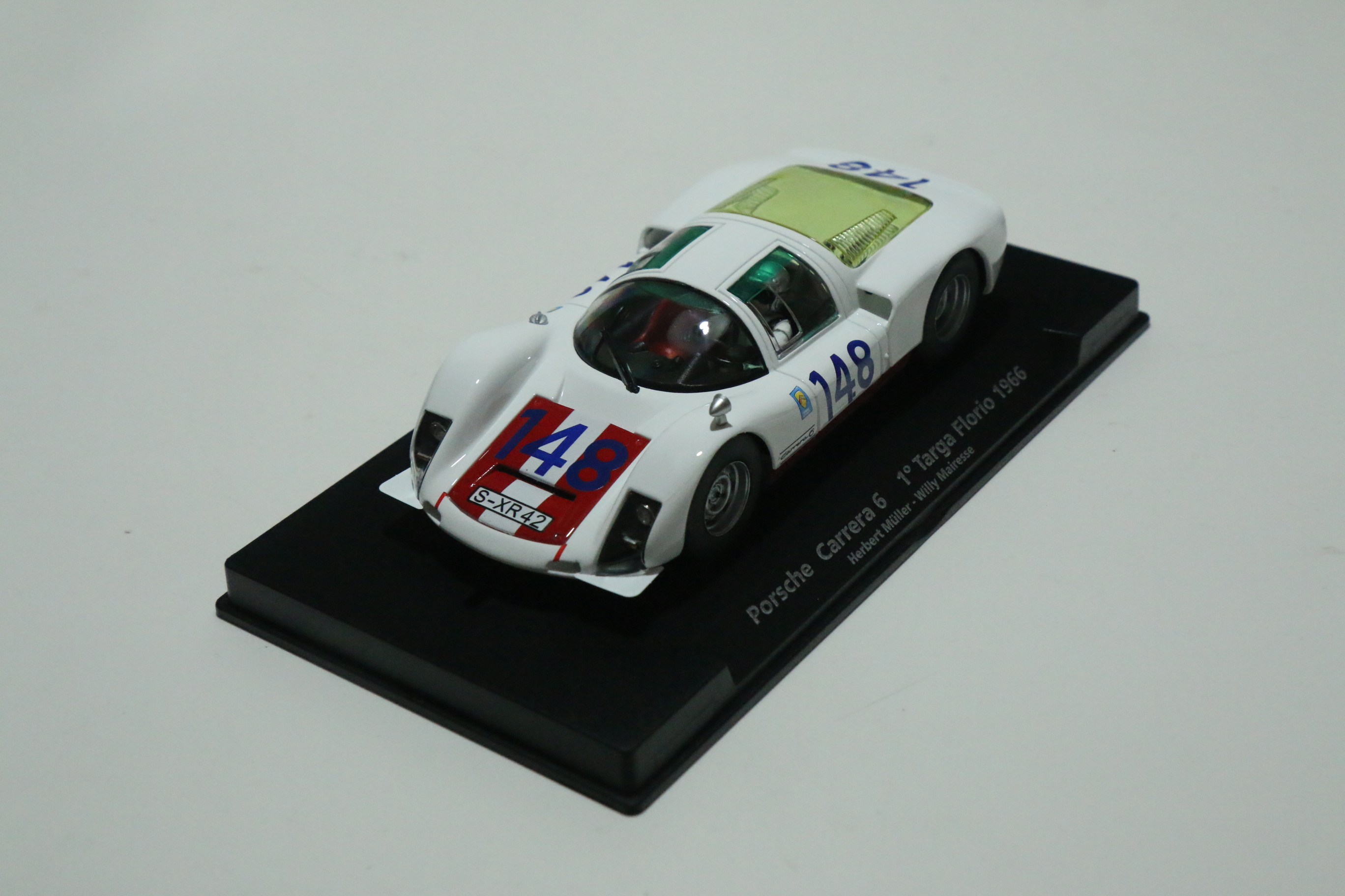 Fly Porsche Carrera 6.     1e Targa Florio 1966 Ref: 88225 in OVP Nieuw!
