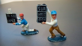 Carrera figuren set rondetijd borden.