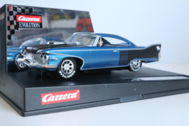 Carrera Evolution Plymouth Fury '60 blauw/zwart nr. 27256 in OVP.