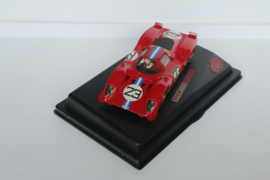RACER slotcar RCR31 Ferrari 312P - NART Sebring 12h 1970  # 23   Nieuw !