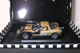 FLY Chevrolet Corvette C5R H+T Motorracing Zwart/Goud nr  E122 in OVP. SPECIALE AANBIEDING !