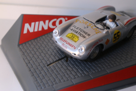 Ninco Porsche 550 Spyder #55 zilver/rood nr. 50476 in OVP.