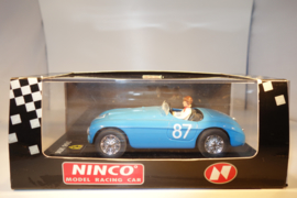 Ninco Ferrari 166 MM.  Licht-blauw.  No.87   nr. 50117 in OVP. Nieuw!