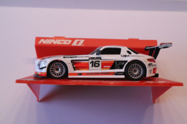 Ninco 1.  Mercedes SLS GT3 AMG No.16 nr. 55054 in OVP.  Analoge slotcar !