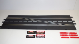 Carrera ExclusiV/Evolution Digital baanwissel-set  rechts nr. 30345.   3*