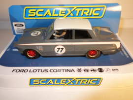 Scalextric Ford  Lotus Cortina No.77.    C4177 in OVP.