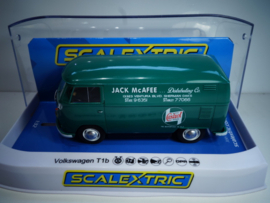 Scalextric VW T1B Panel Van  ''Jack McAffe" CASTROL  uitvoering '' nr. C4303. Nieuw in OVP.