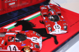 FLY Ferrari 512S 2x Le Mans 1970 Limited Edition #14 en #15  nr. TEAM02 in OVP. SPECIALE AANBIEDING !