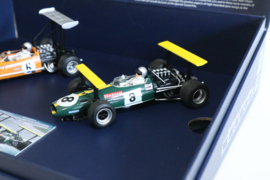 Scalextric Mclaren M7C + Brabham BT26 nr. C3589a Limited Edition in OVP. Nieuw!