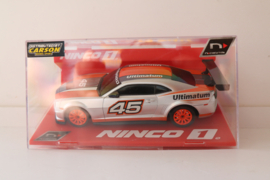 Ninco Digital Chevrolet Camaro Zilver/Oranje No.45 nr. 2475 NIN55058 in OVP.