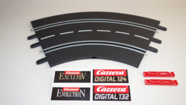 Carrera ExclusiV/ Evolution/ Digitalbocht 1/60⁰  nr. 20571.    3*