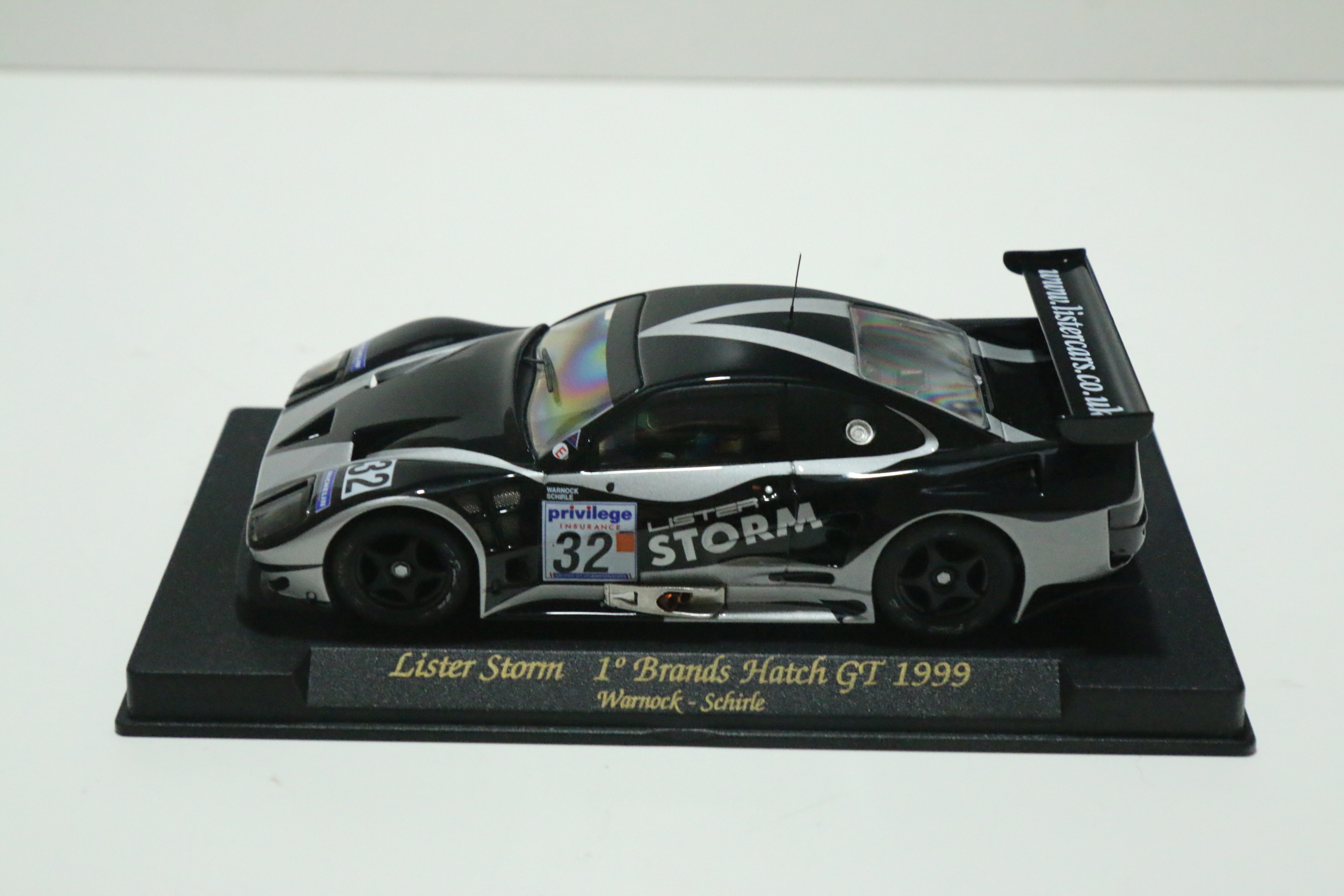 FLY LISTER STORM 1999 Zwart No.32 nr. A105 Voorzien van Carrera digi chip