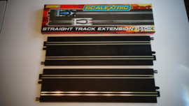 Scalextric Start  2 x lange rechte baandelen C8527.  Nieuw in OVP