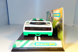 Scalextric Ferrari F40  Wit/Groen. Premier Edition  CELTIC F.C.   C2147 in OVP. Nieuw.