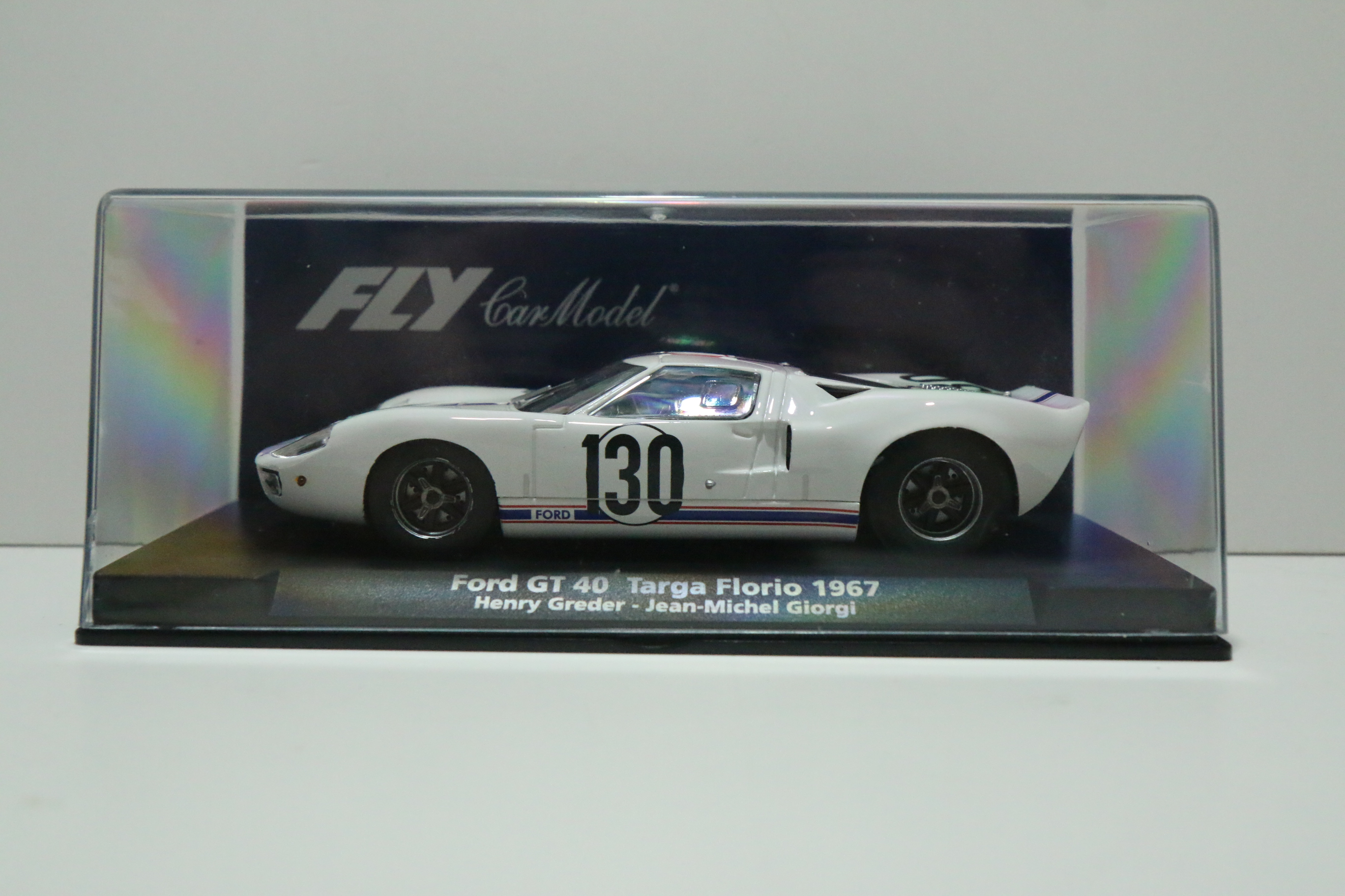 FLY Ford GT40Targa Florio 1967 wit No.130 nr. 88216 in OVP.