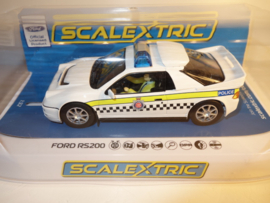 Scalextric Ford RS200 Police Edition.   nr. C4341 in  Nieuw in OVP !