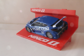 Ninco Renault Megane Trophy blauw No.19 nr. 2630 NIN55021 in OVP.