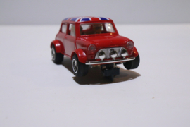 Scalextric Mini Cooper Rood met Union Jack nr. C398 in OVP.