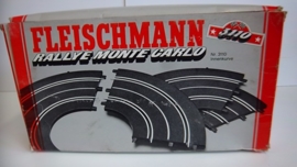 Fleischmann Auto-Rallye.  Bocht 3110.  10 stuks in OVP grijs.