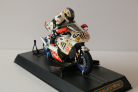 Scalextric MotoGP Aprilla Wit No.67 nr. C6010 in OVP.