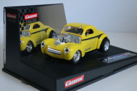 Carrera Evolution Willy's Coupe Hot Rod geel nr. 27267 in OVP.