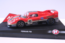 Ninco  FERRARI F50 No.5   nr. 50217   Speciale 'Sponsers' uitvoering.